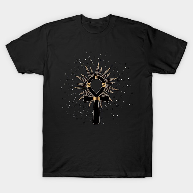 Ankh Sun T-Shirt by letnothingstopyou